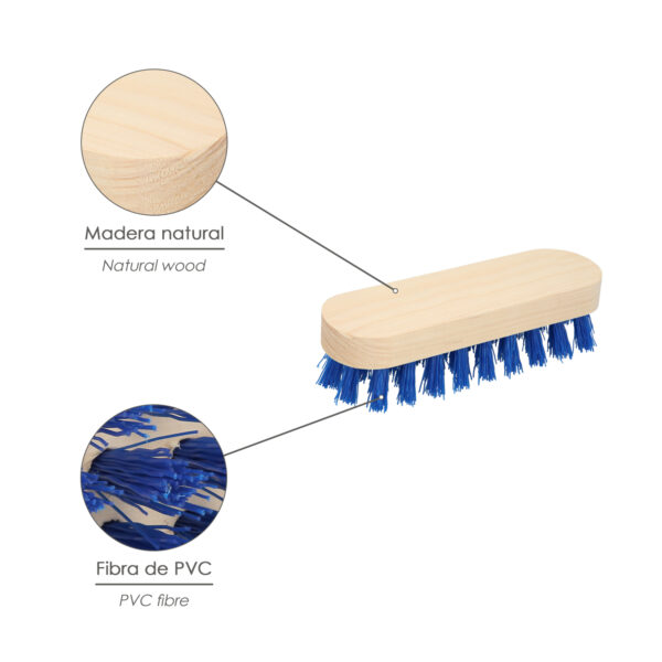 Cepillo Raices De Mano Fibra de PVC 4×9