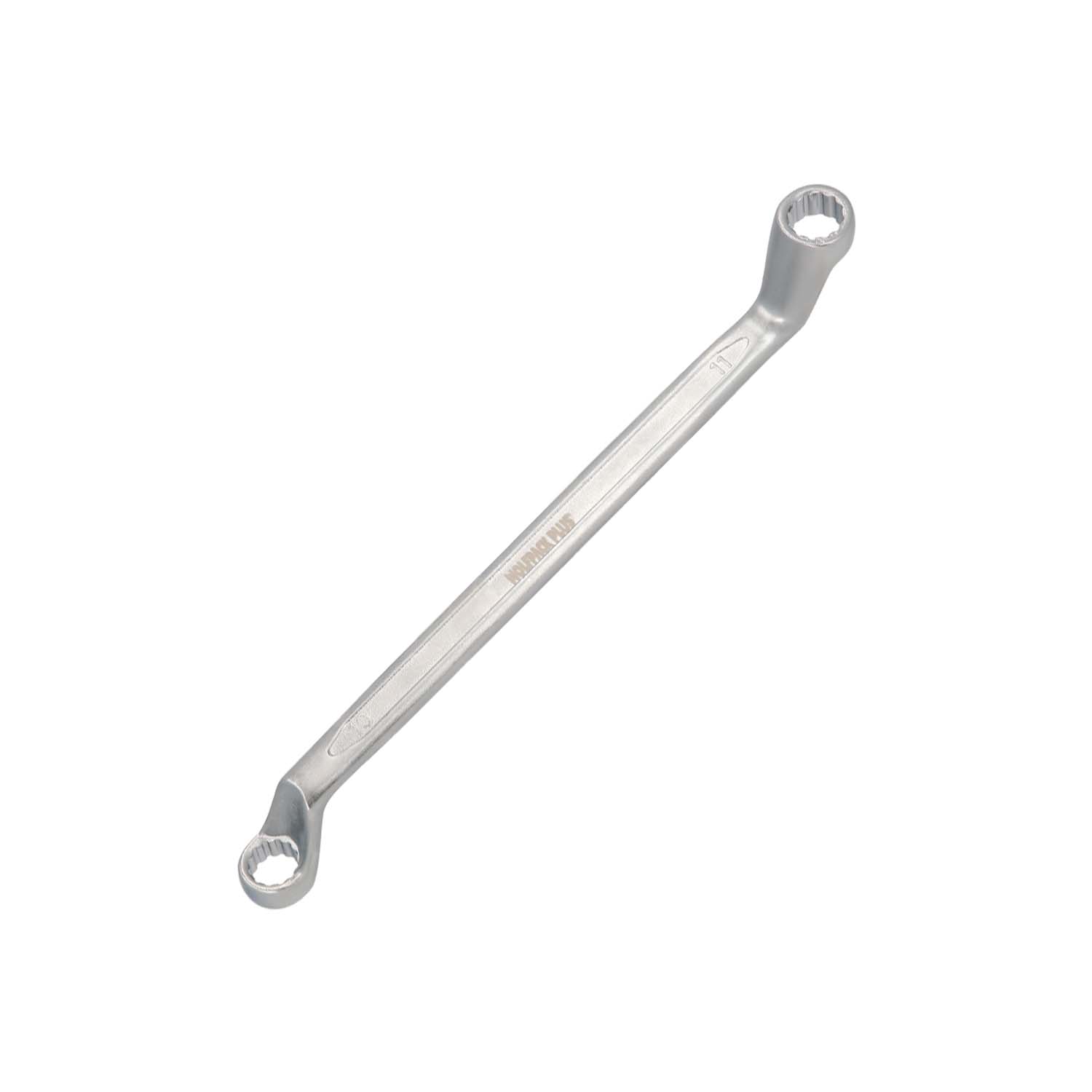 Llave Estrella Acodada Plus Acero Cromo Vanadio 10×11 DIN 838. Llave Doble Boca Acodada, Llave Fija Estrella Acodada