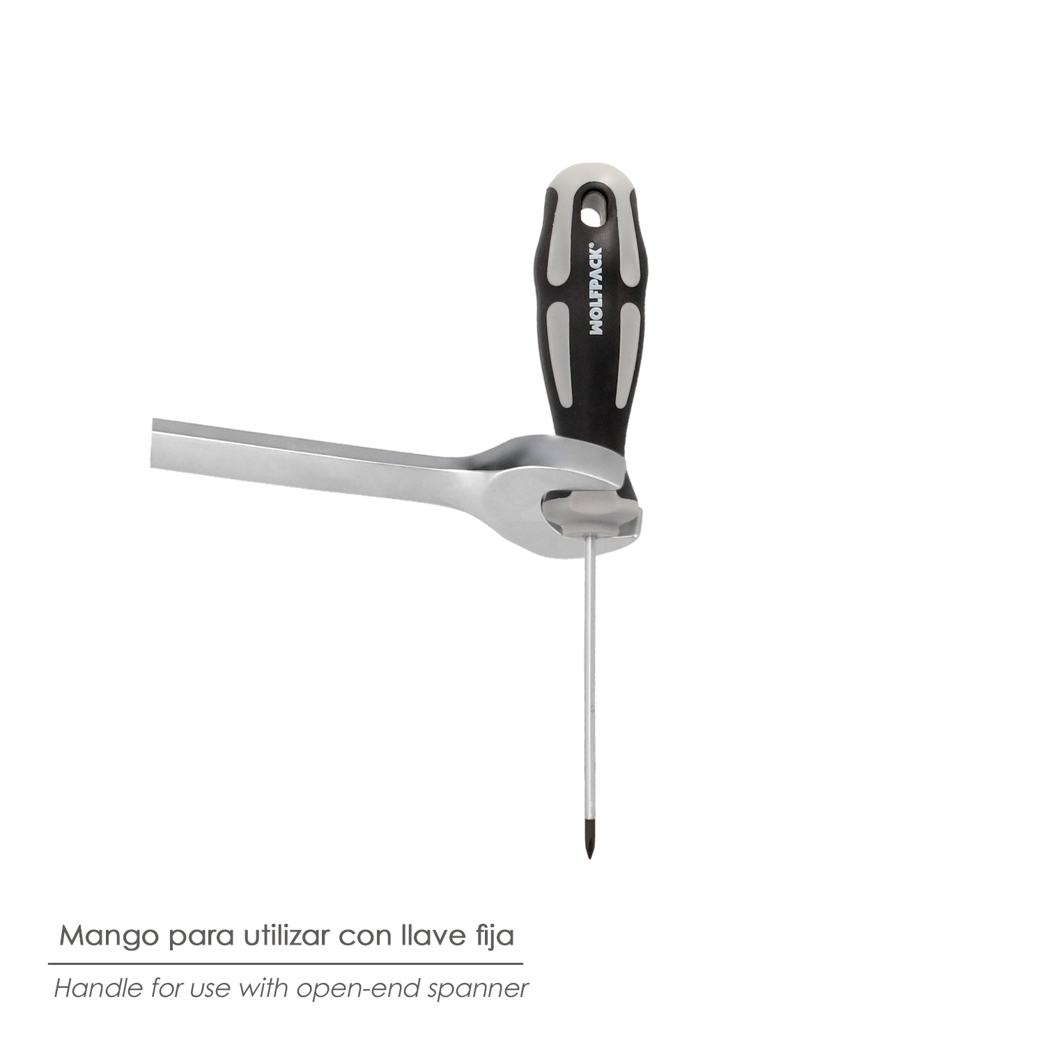 Destornillador Phillips Acero S2 Mango TPR Bimaterial. Medida PH 2 x Ø 6,0 x 100 mm. DIN5262.