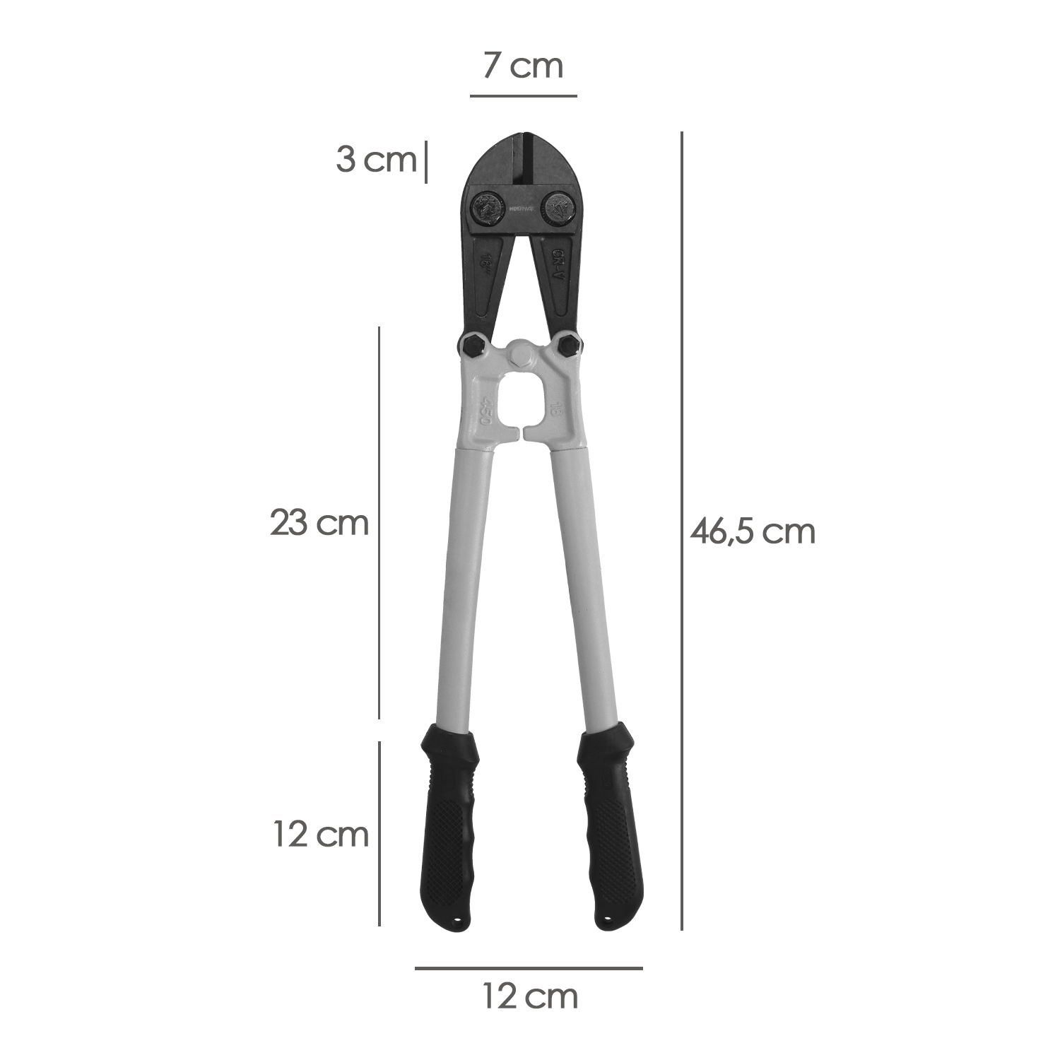 Cortarremaches 450 mm / 18″ Hojas de Cromo Vanadio