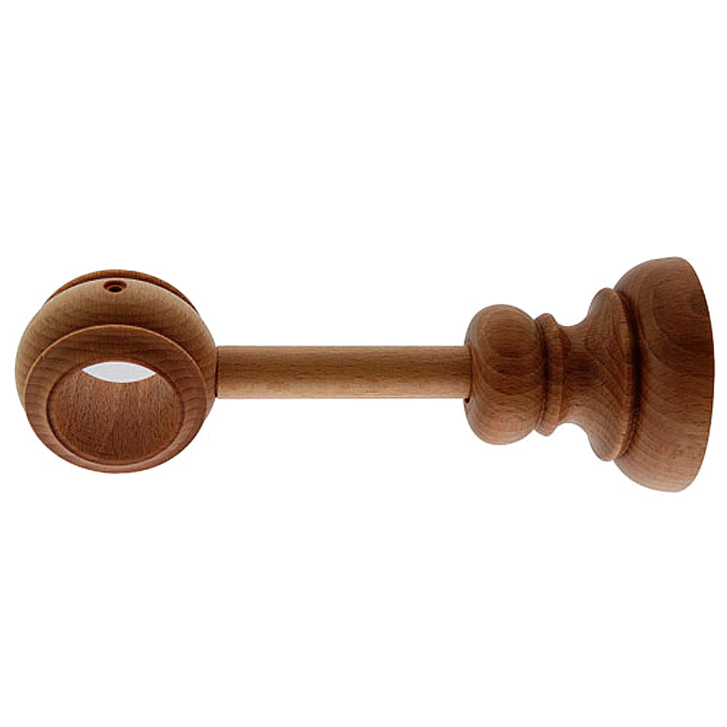 Soporte Madera Extensible 28×205 mm. Nogal
