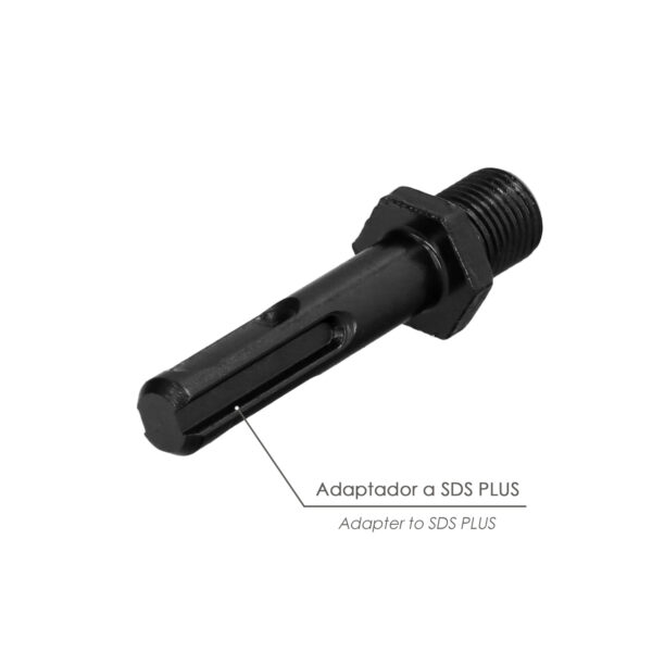 Adaptador Martillo SDS Plus A Portabrocas 1/2″  mm.