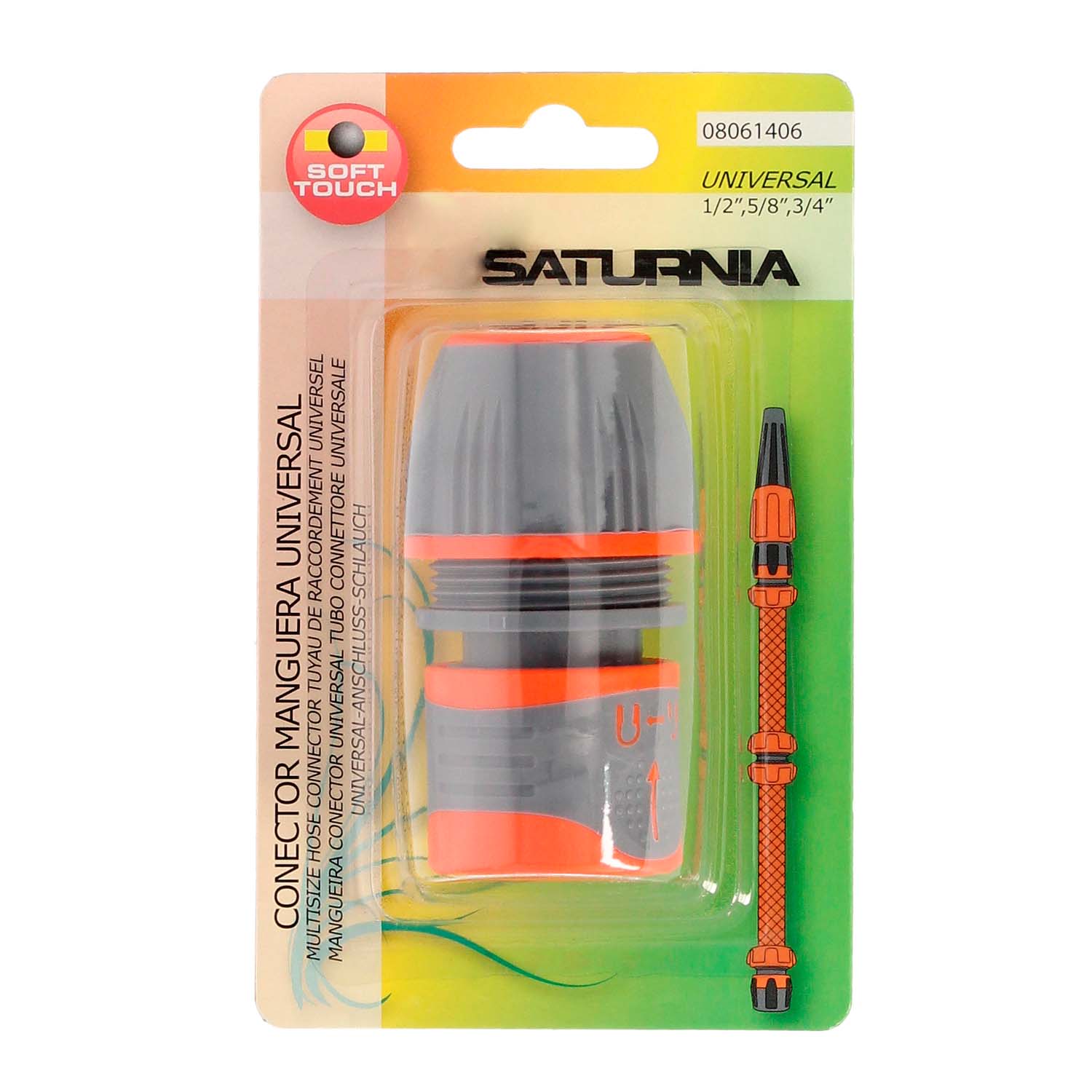 Conector Manguera Plastico Universal 1/2″ 5/8″ 3/4″
