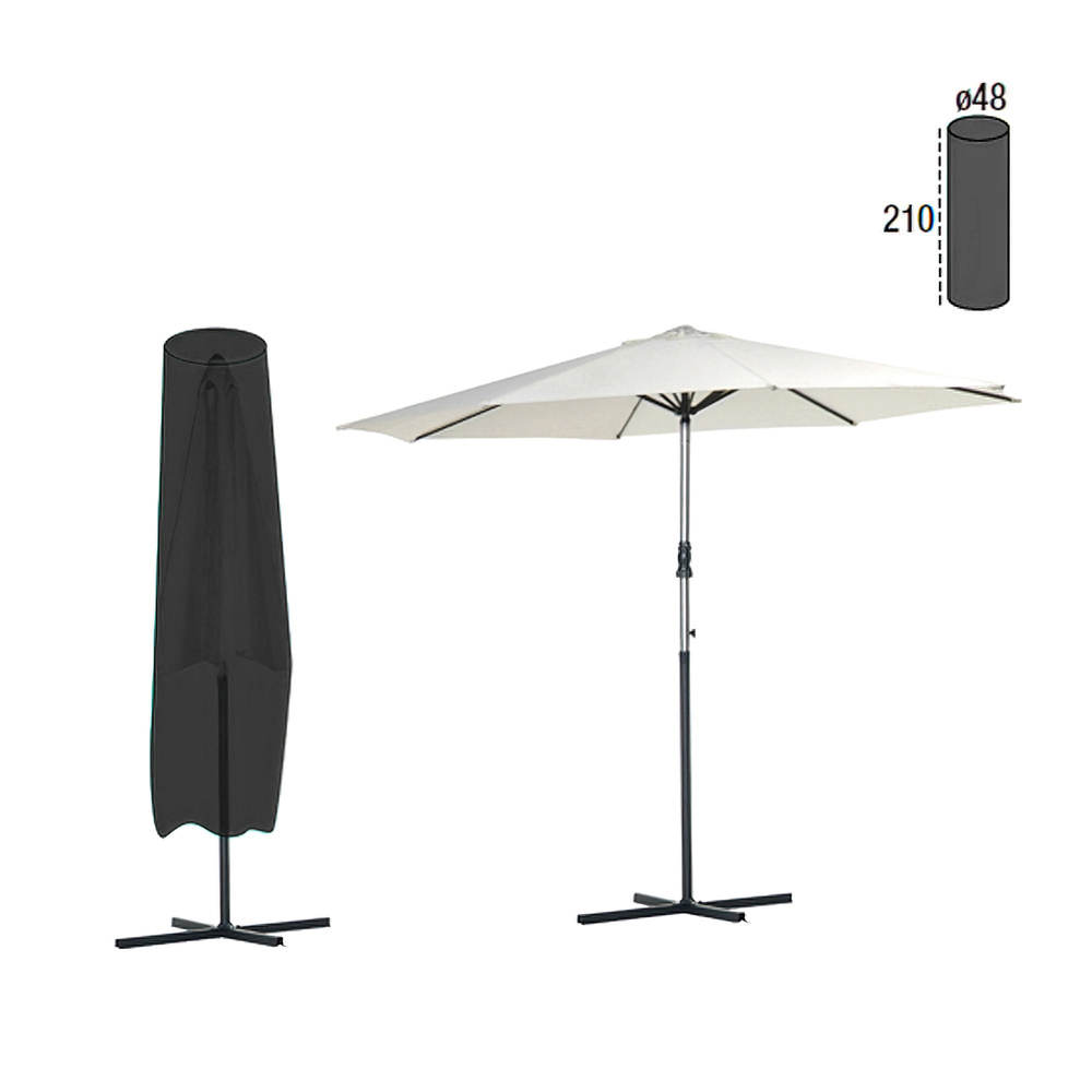 Funda Cubre Sombrilla Diámetro 48×210 cm.