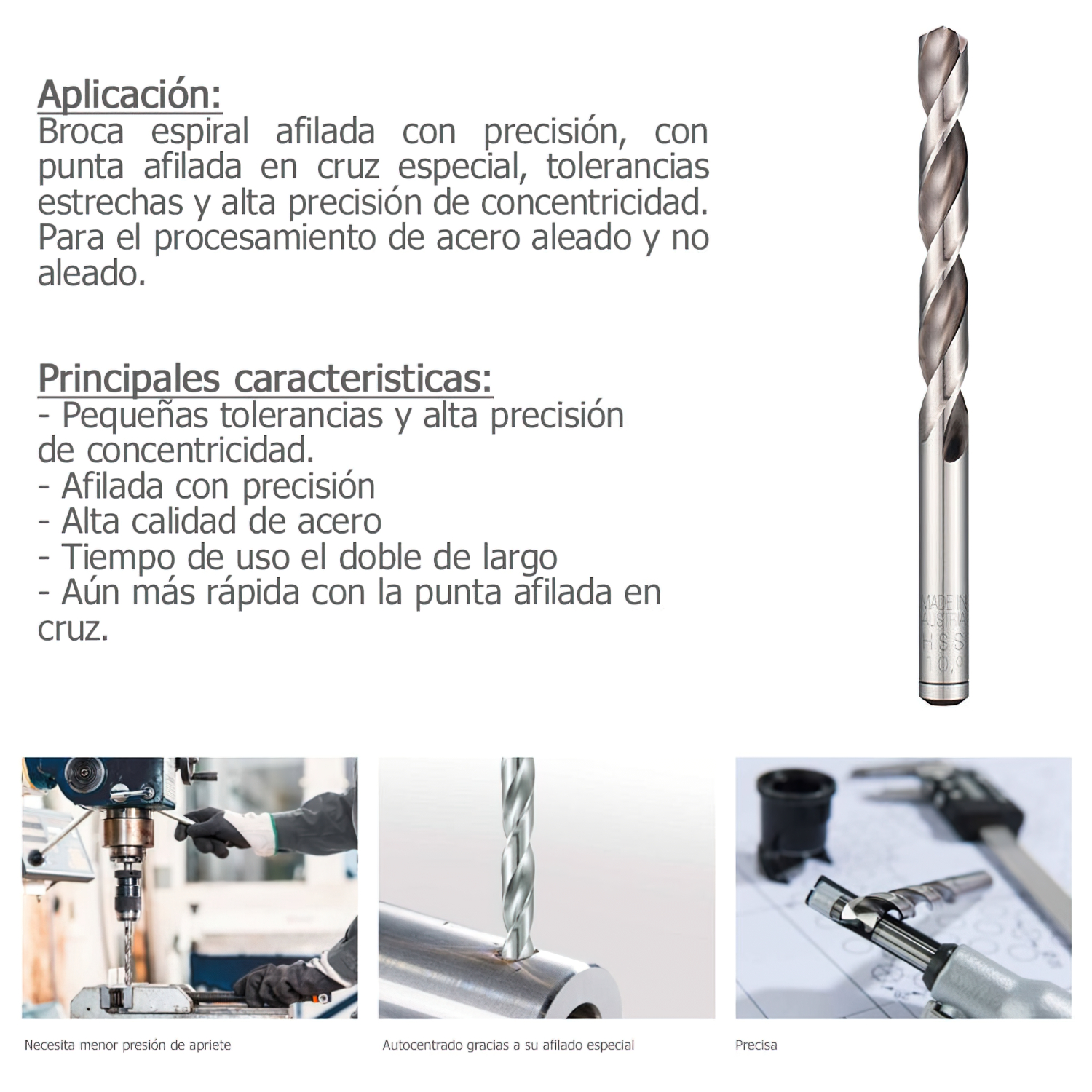 Broca Alpen Hss Pro 8,00 mm.