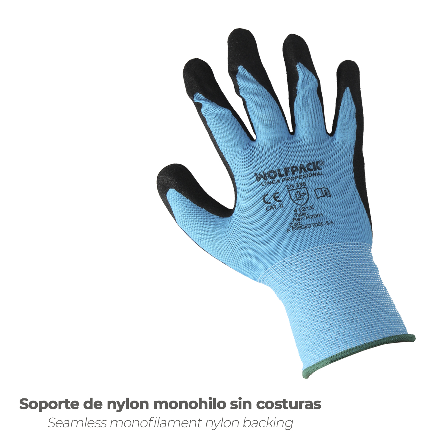 Guantes Nitrilo Reforzado Impregnado Talla 9″