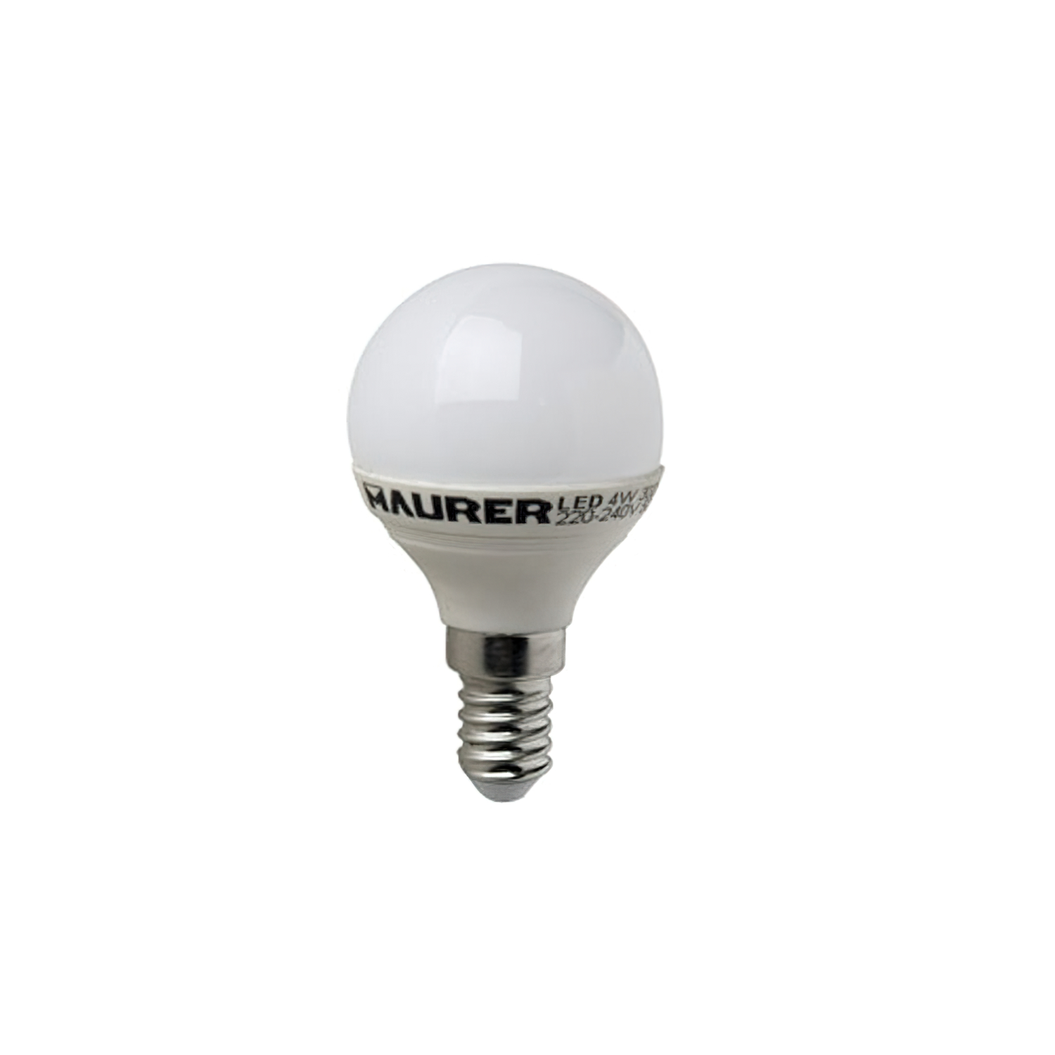 Bombilla Led Esferica E14. 4 W. – 25 W. 300 lúmenes. Luz calida. (3000°K).